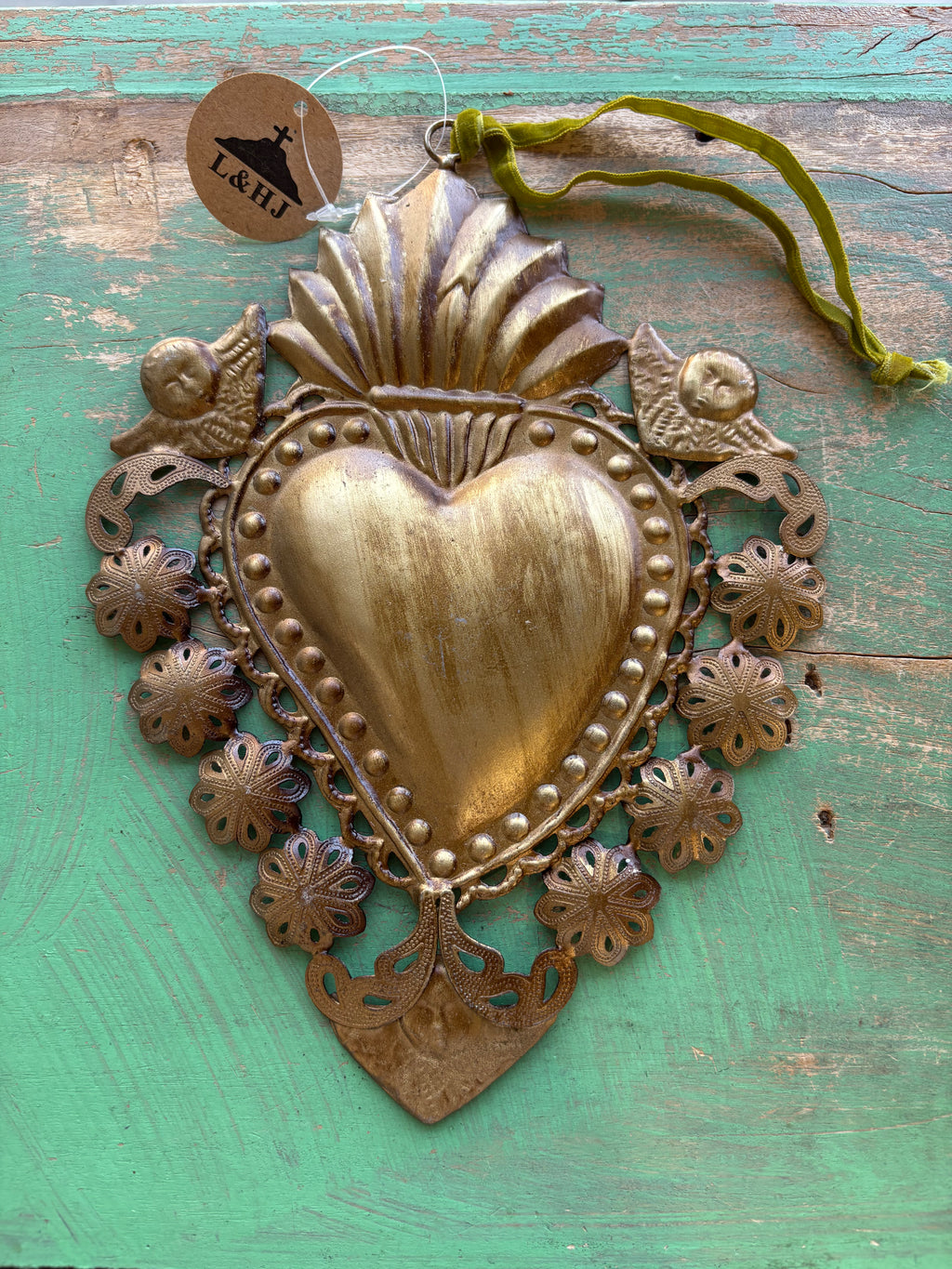 Angels Sacred Heart Ornament