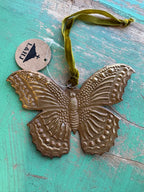 Antique Gold Butterfly Ex-Voto