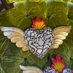Milagros Corazon with Wooden Wings