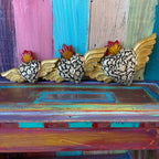 Milagros Corazon with Wooden Wings