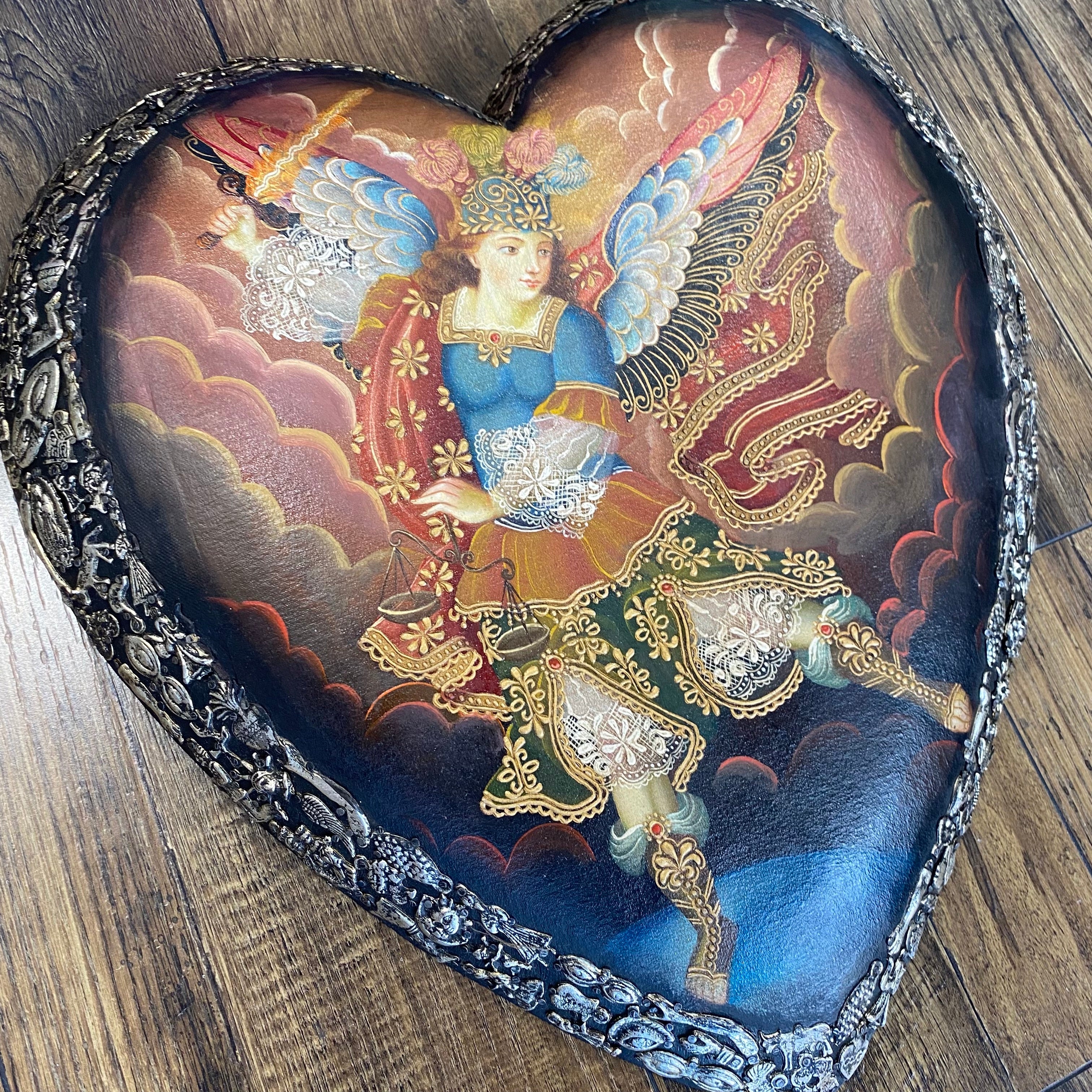 St Michael Milagros Heart