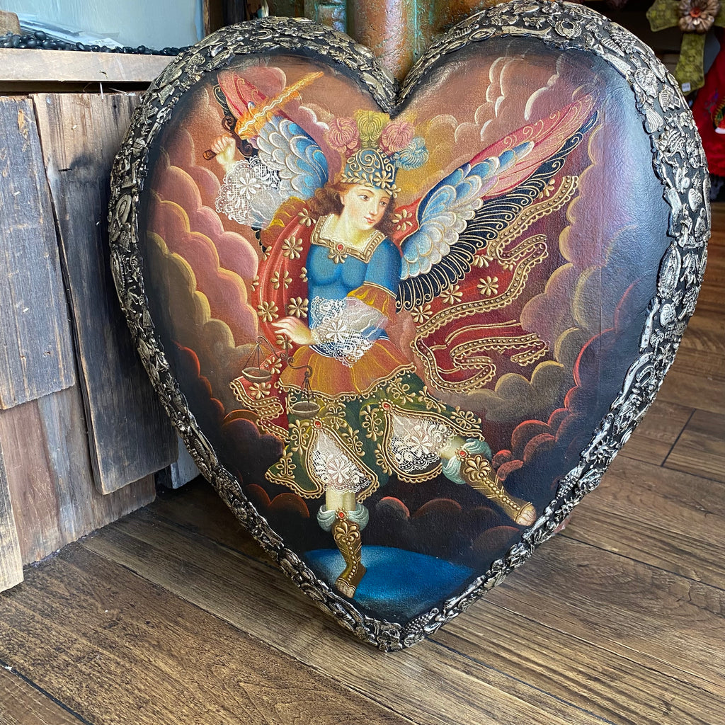 St Michael Milagros Heart