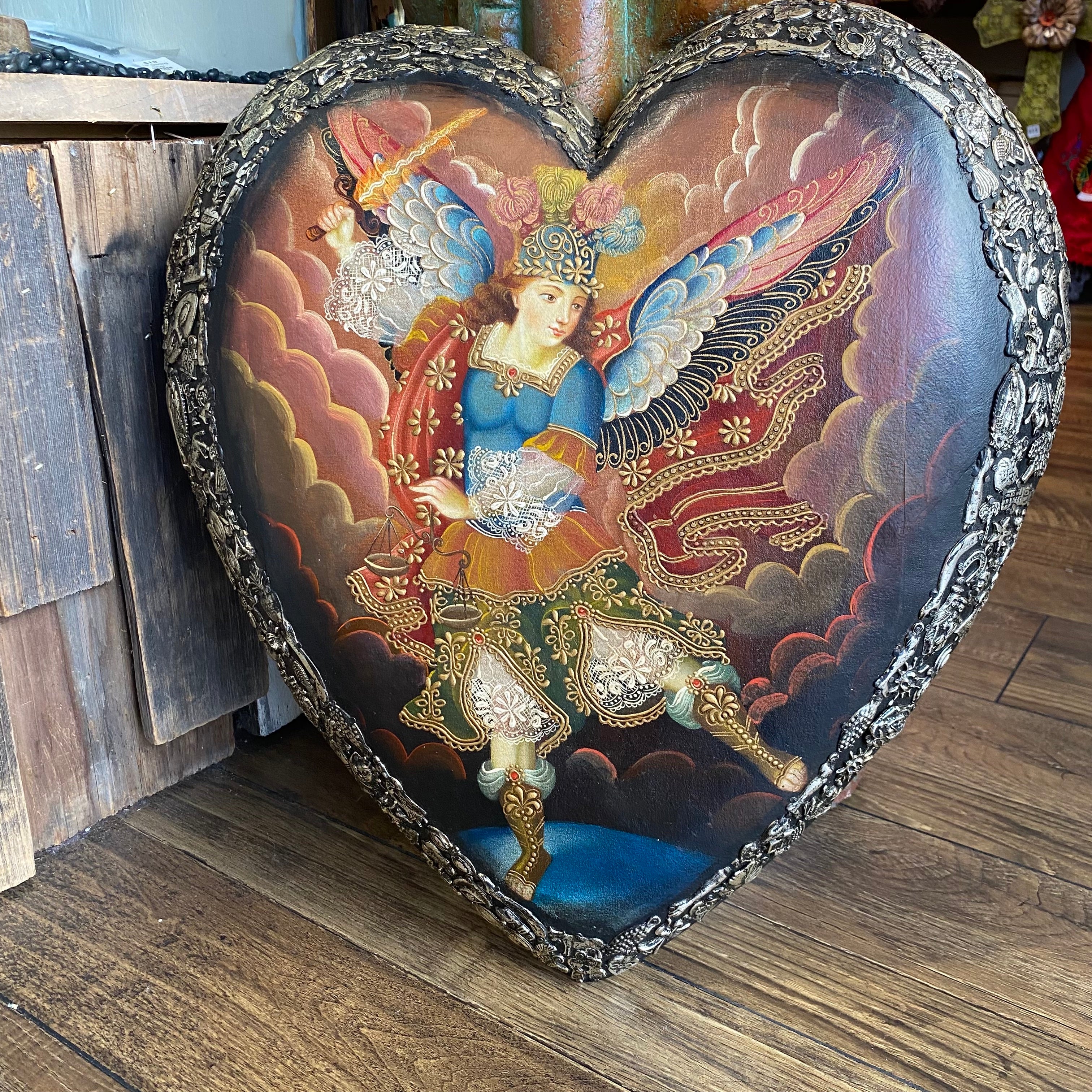 St Michael Milagros Heart