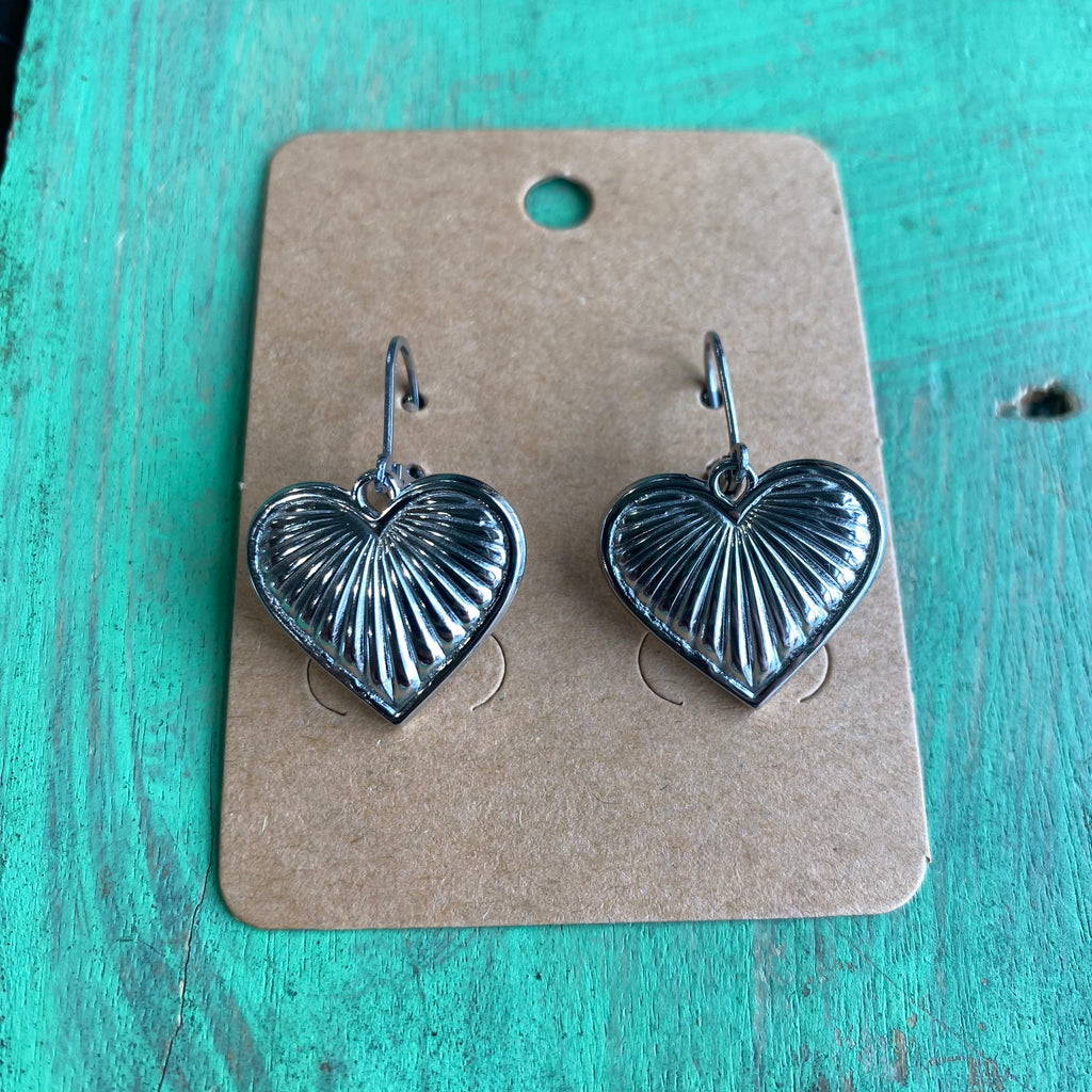 Shell Heart Necklace, Bracelet, and Earrings
