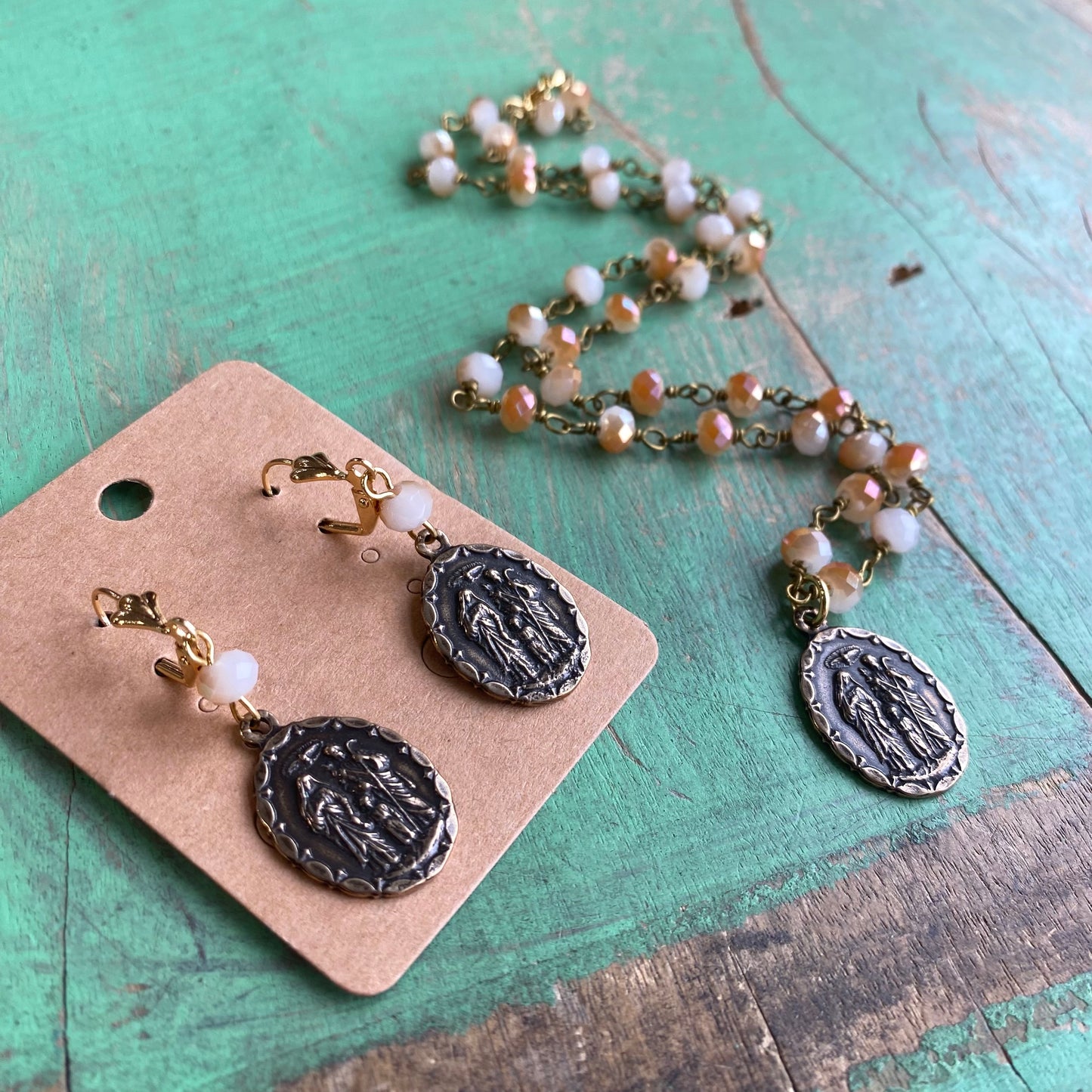 Nazareth Necklace and Earrings