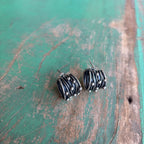 Sterling Silver Sacred Heart Cuff or Earrings