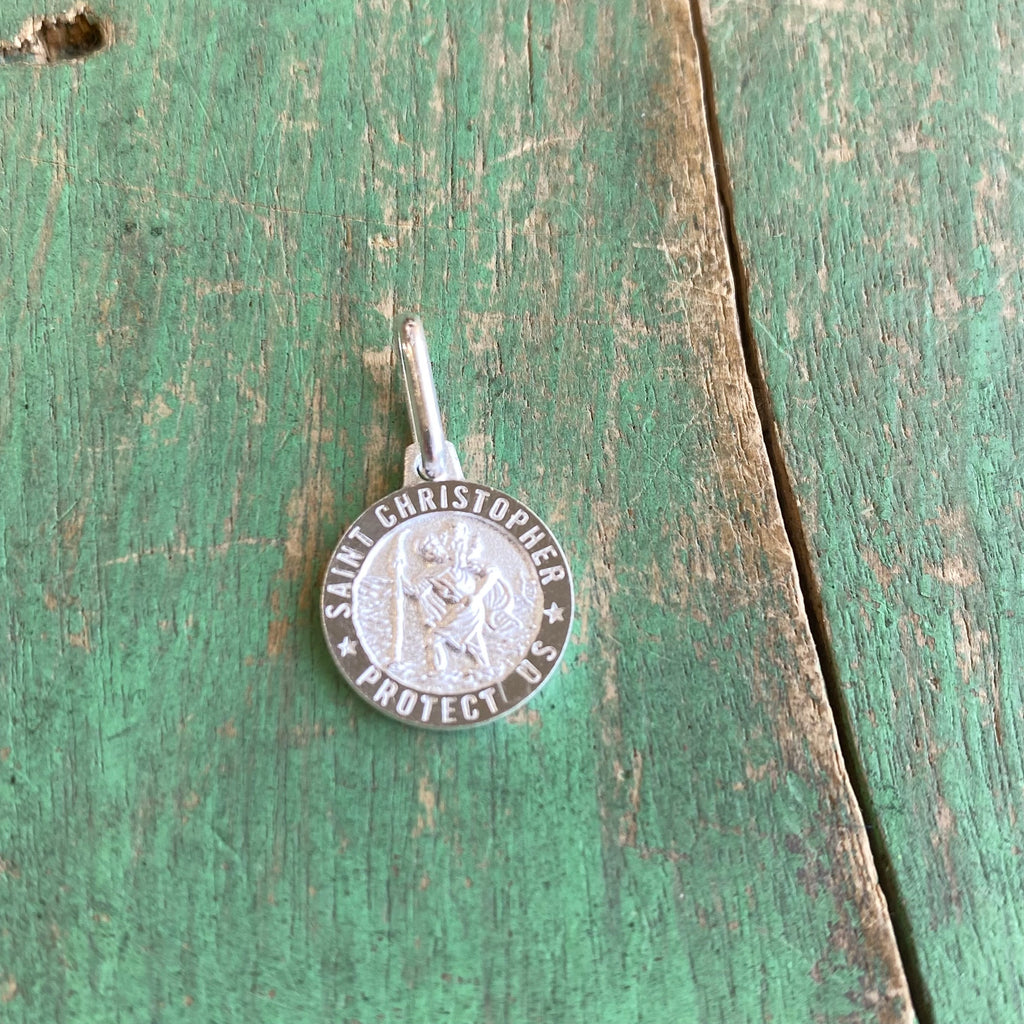 Sterling Silver St Christopher Charm