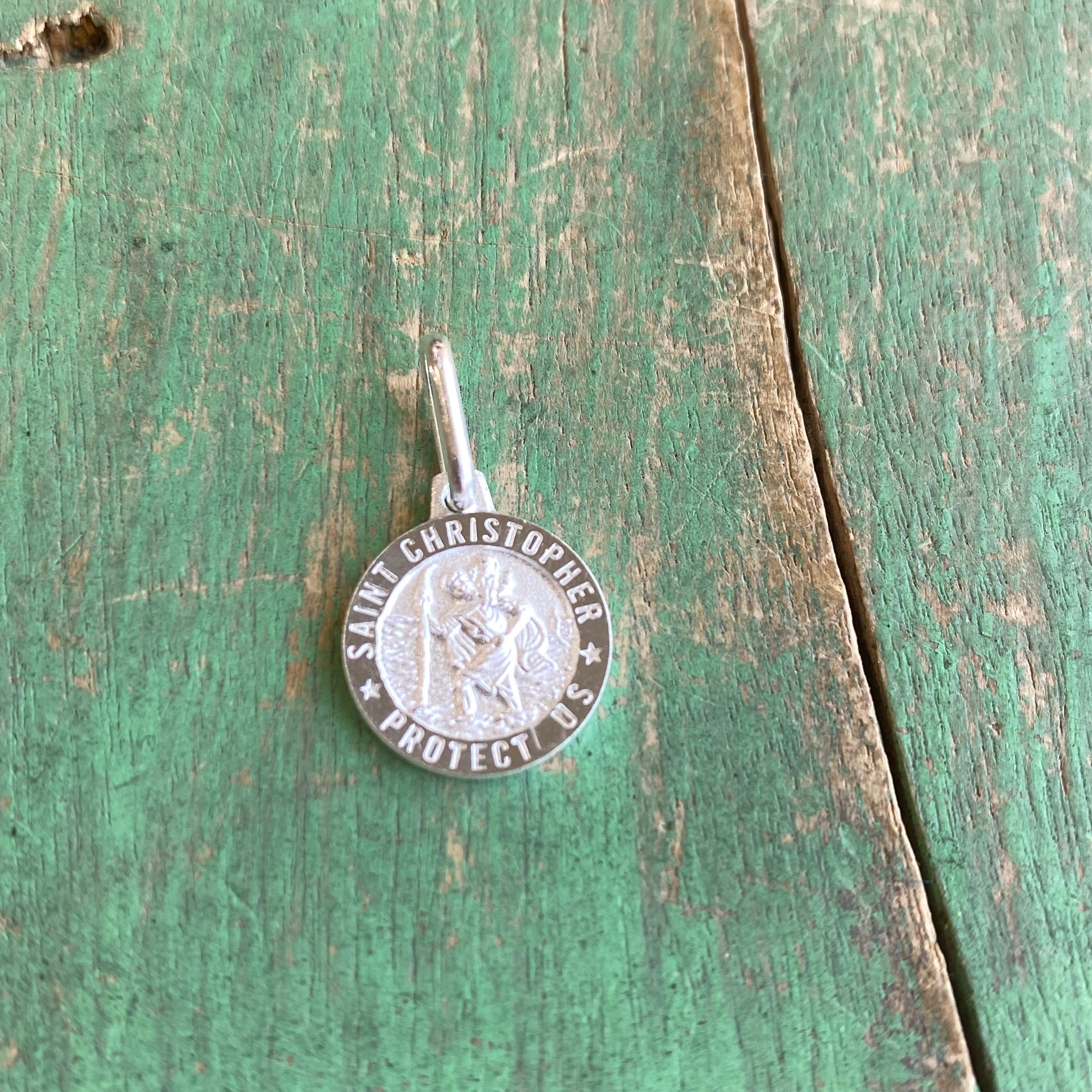 Sterling Silver St Christopher Charm