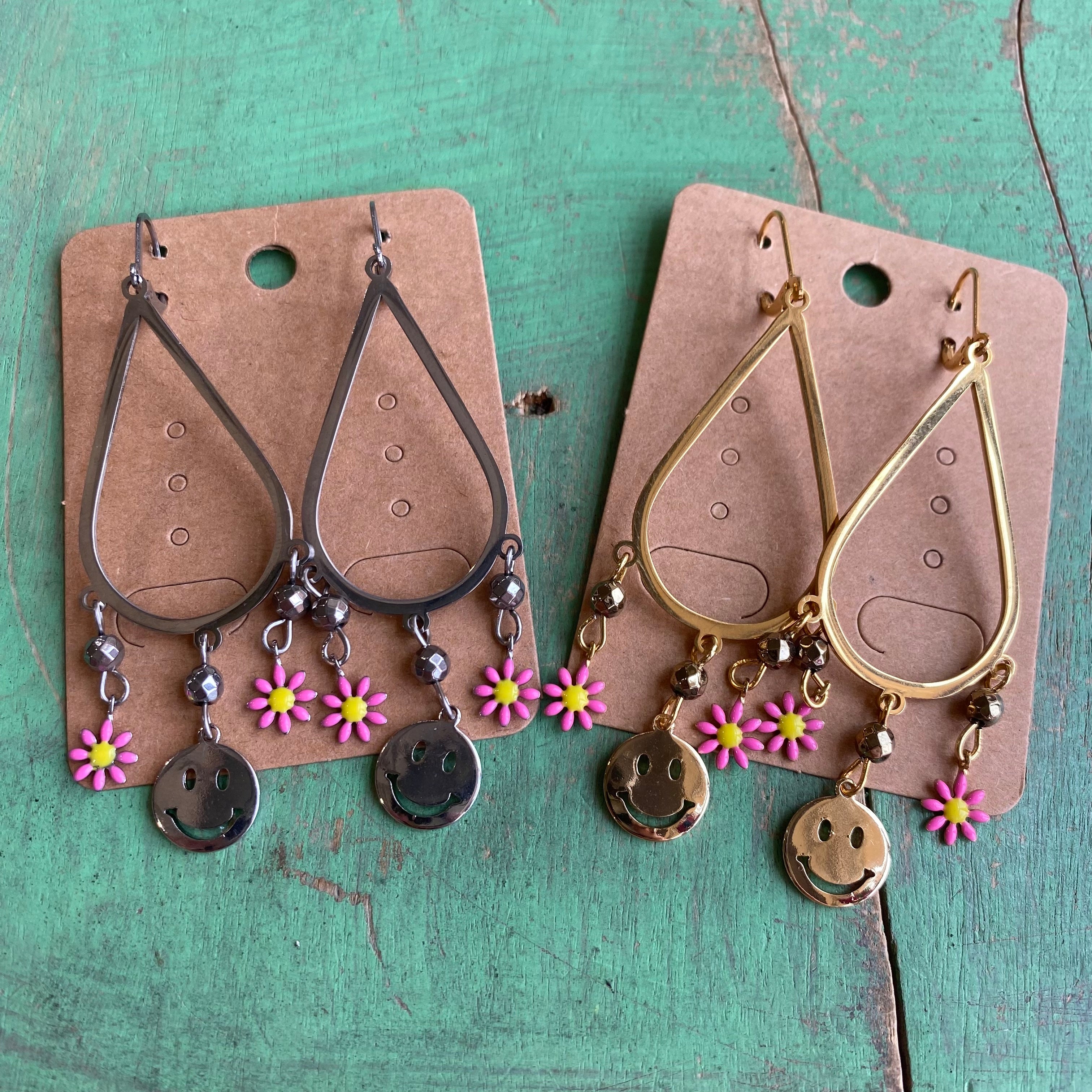 Groovy Happy Faith Earrings