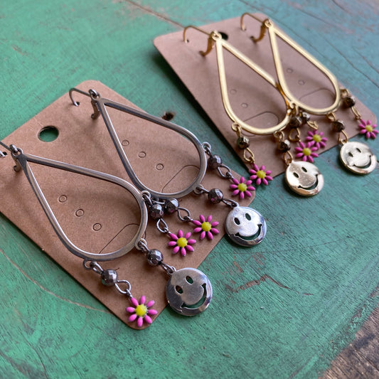 Groovy Happy Faith Earrings
