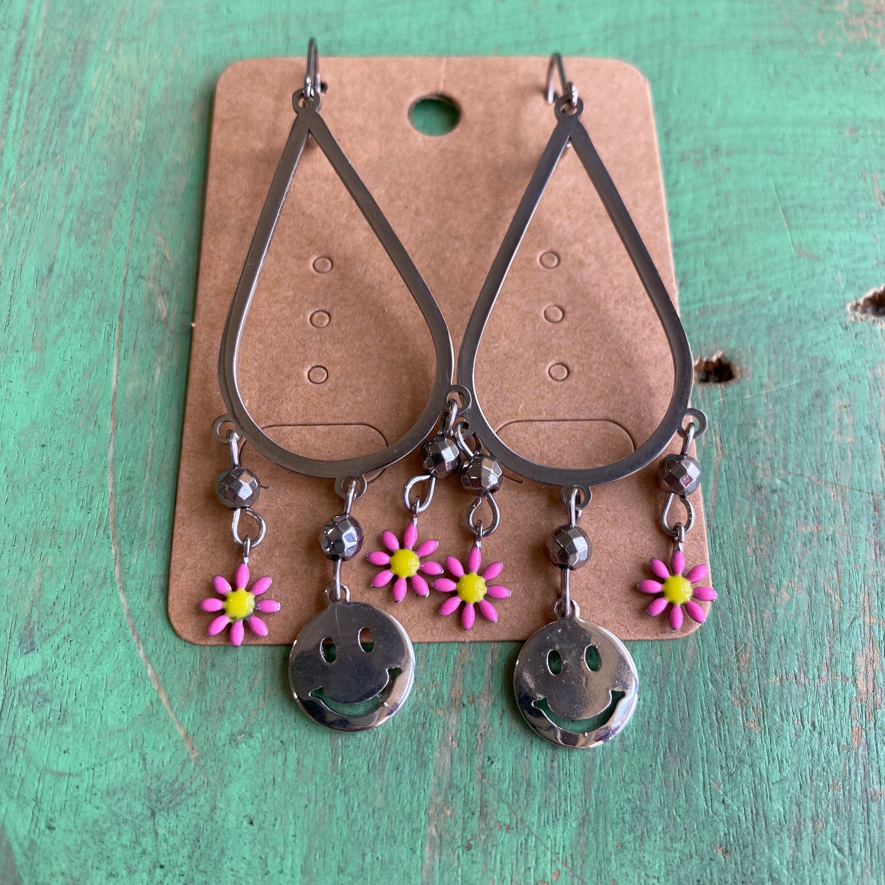 Groovy Happy Faith Earrings
