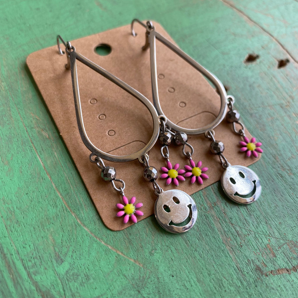 Groovy Happy Faith Earrings