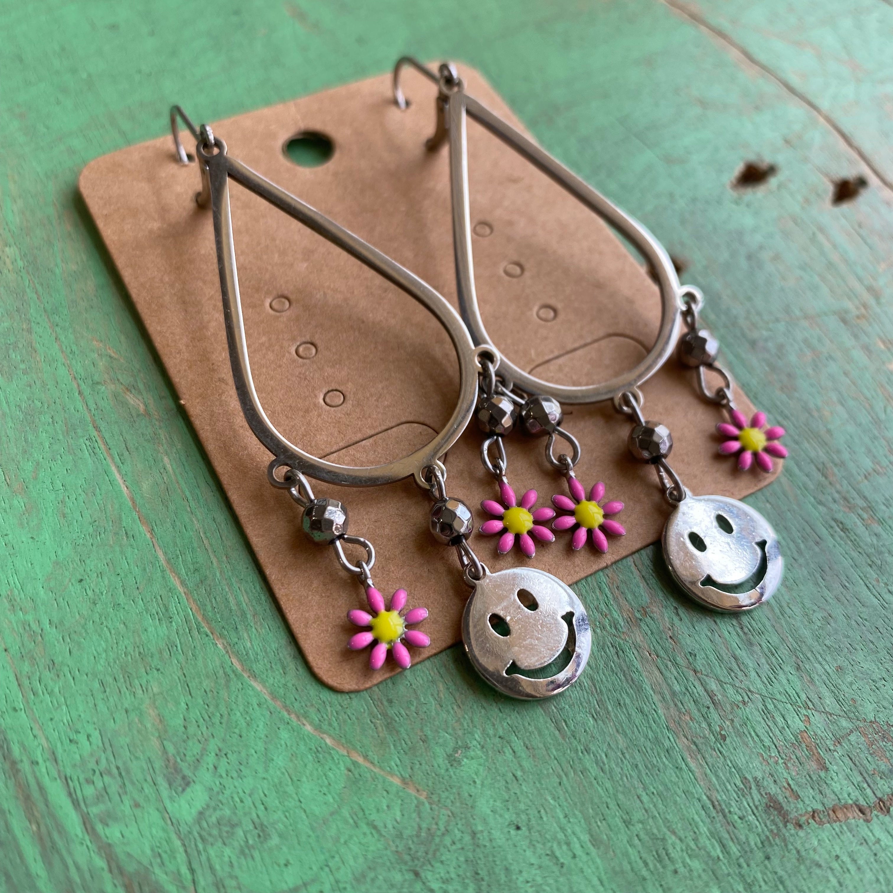 Groovy Happy Faith Earrings