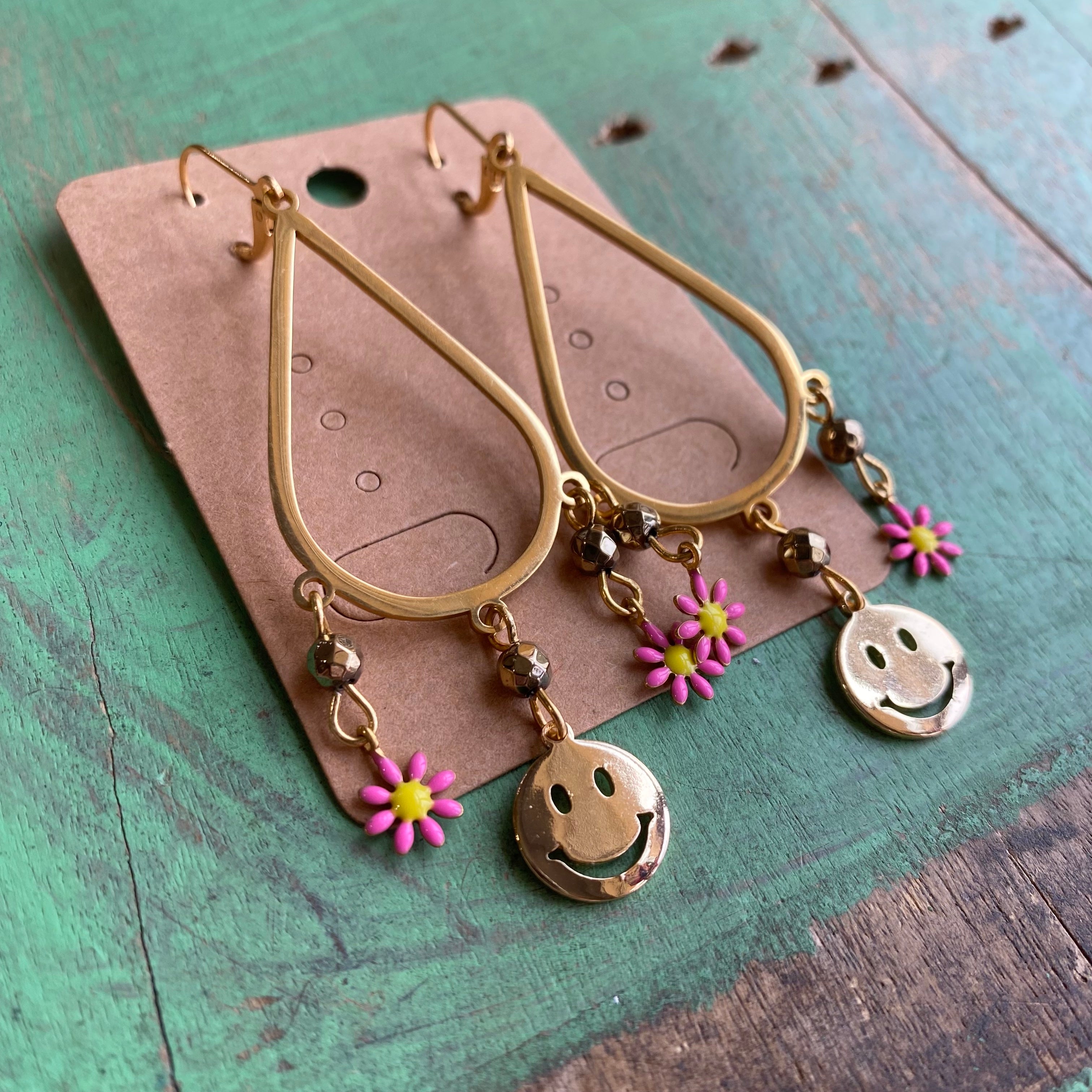 Groovy Happy Faith Earrings