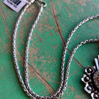 Blooming Sacred Heart Pendant or Necklace