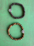 Men of Faith St. Benedict Prayer Bead Bracelet