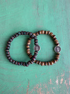 Men of Faith St. Benedict Prayer Bead Bracelet