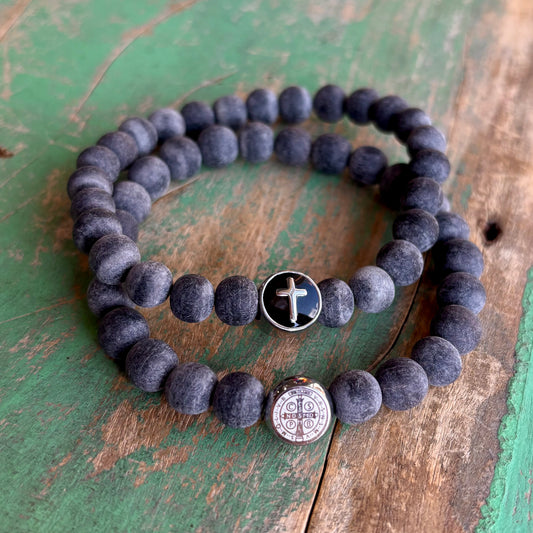 Buffalo Horn Faith Bracelet