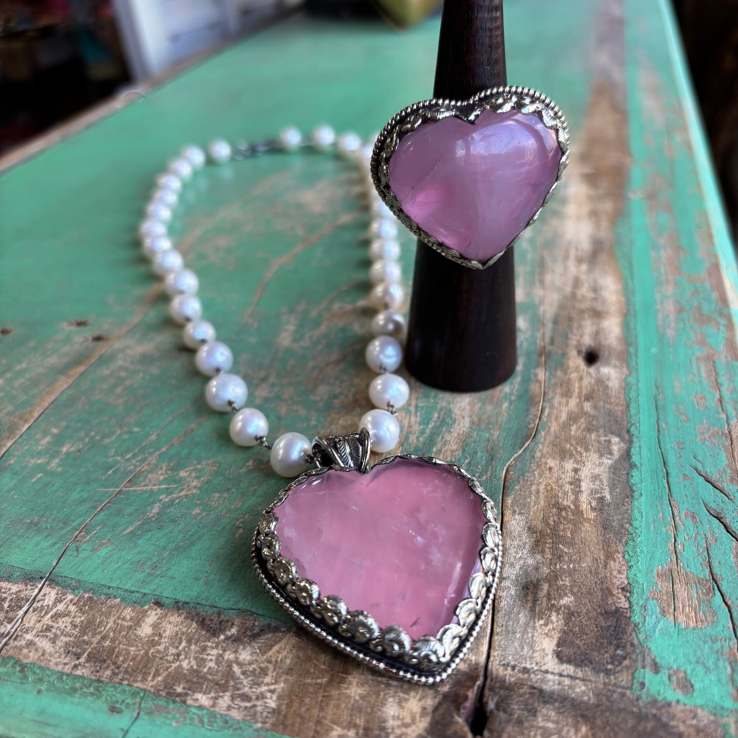 Pink Lover Necklace or Earrings