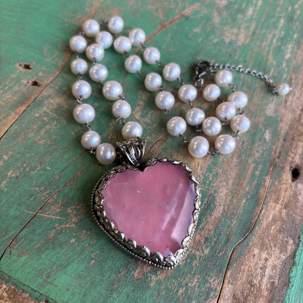 Pink Lover Necklace or Earrings
