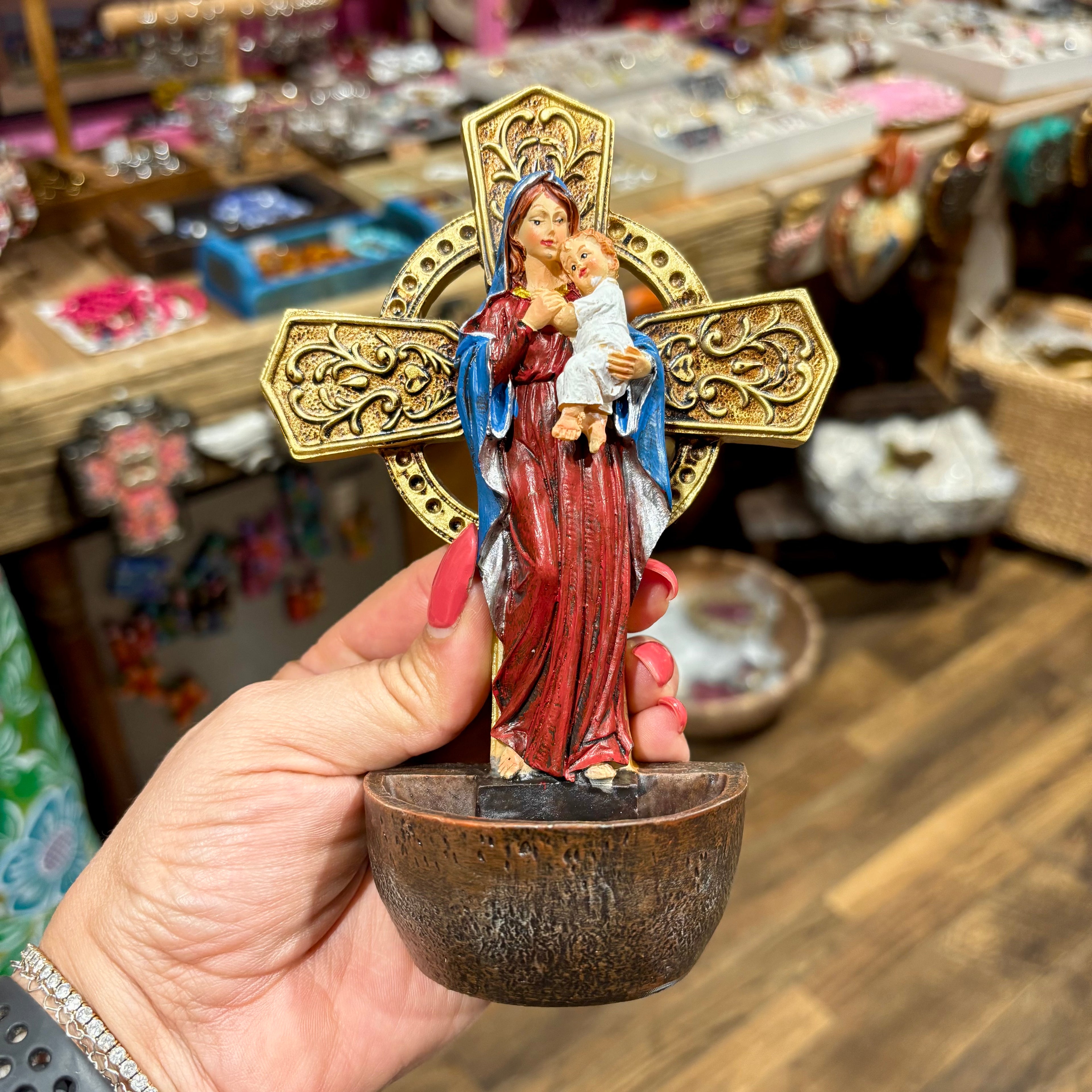 Our Lady Holy Water Fonts