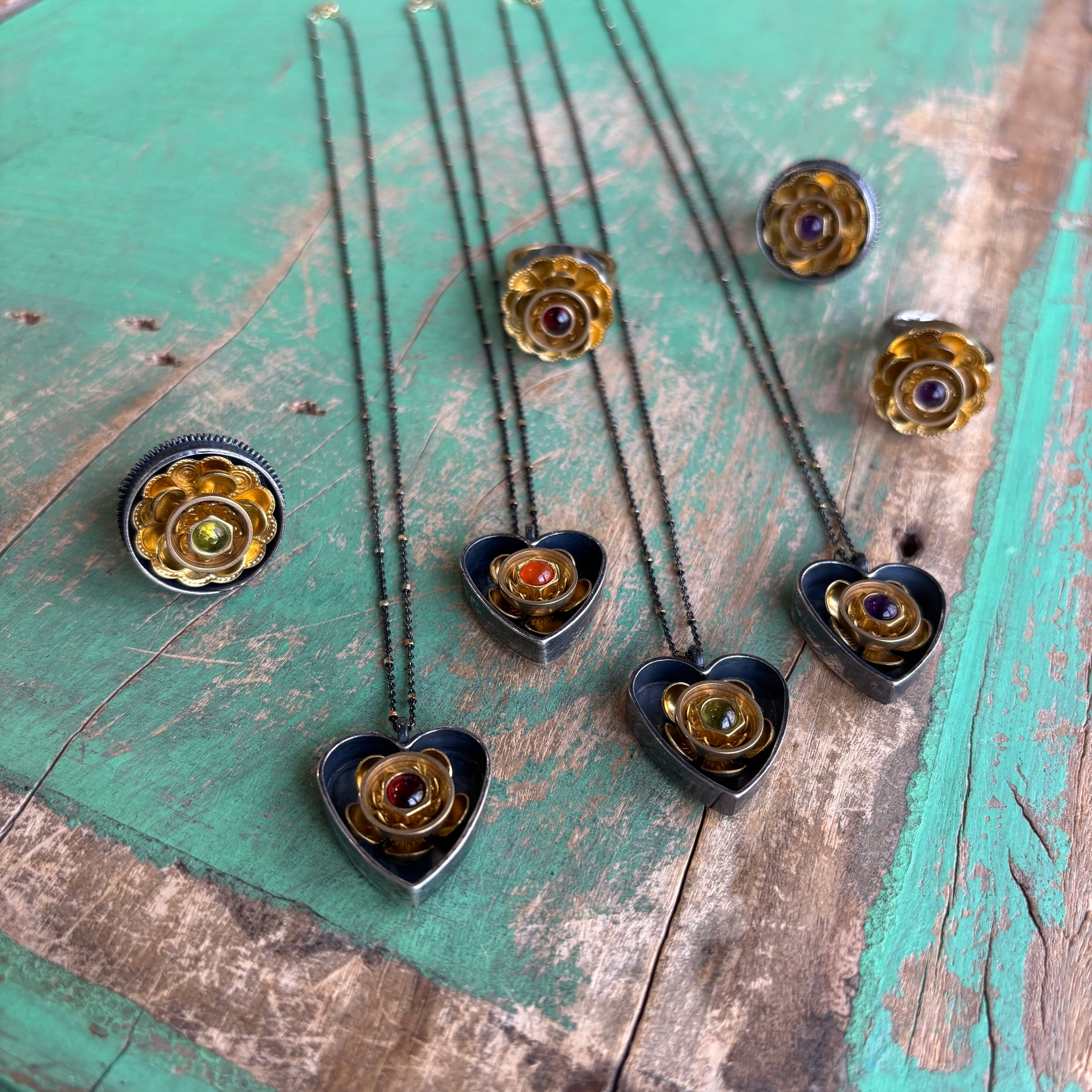 Blooming Heart Necklace