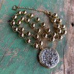 Gold OLG Ball Chain Necklace