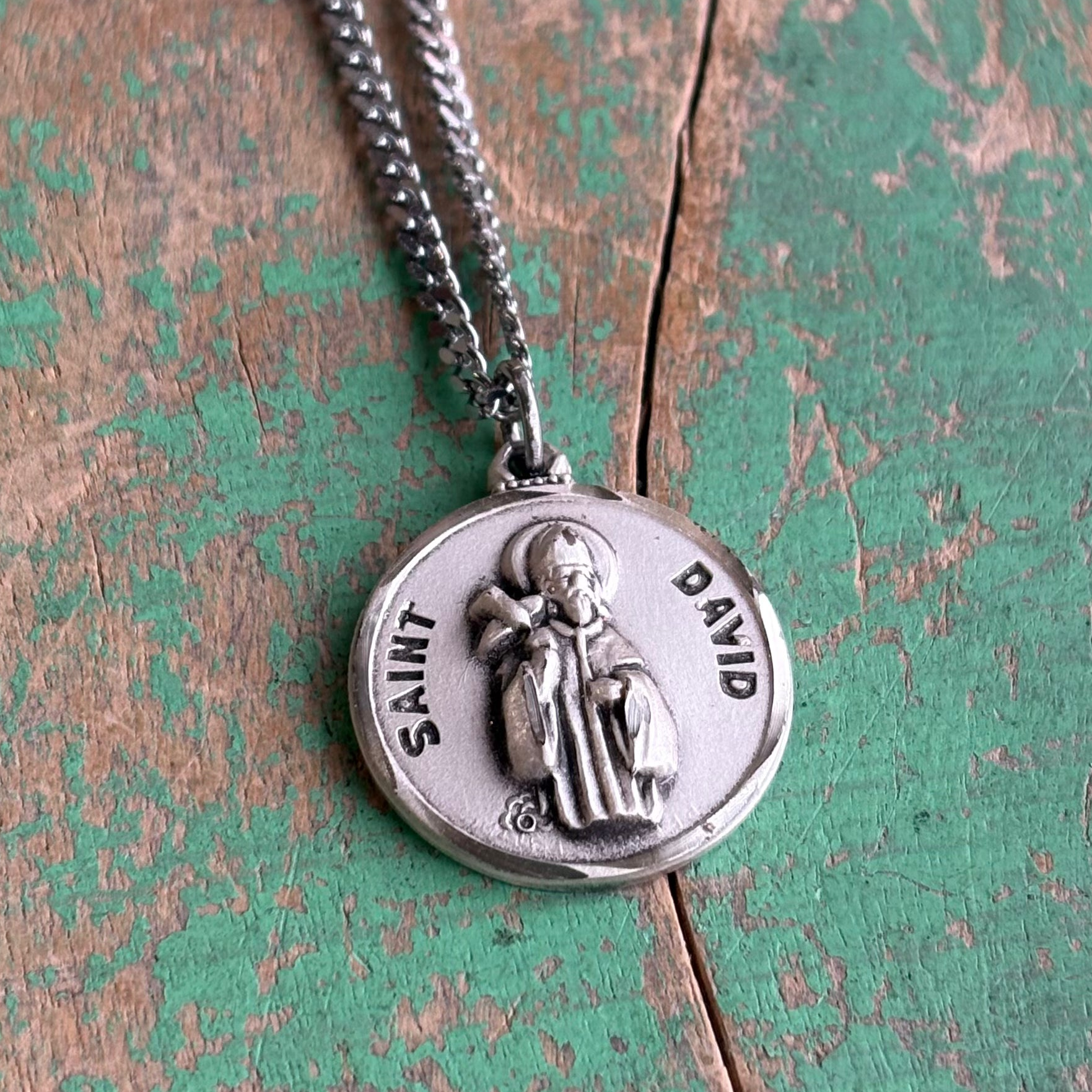 Sterling Silver St. David Medal