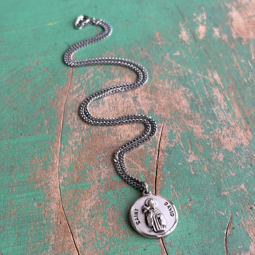 Sterling Silver St. David Medal
