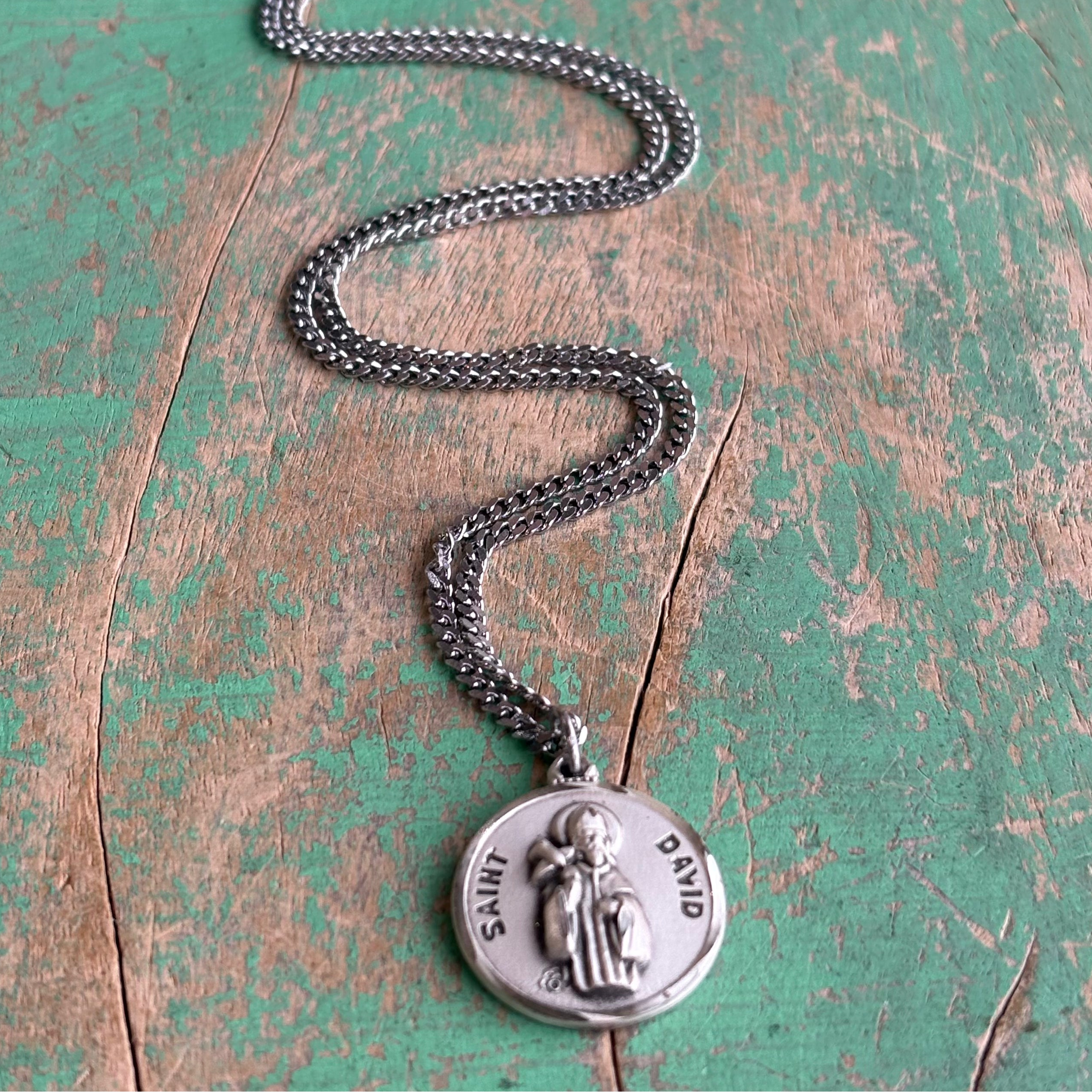 Sterling Silver St. David Medal
