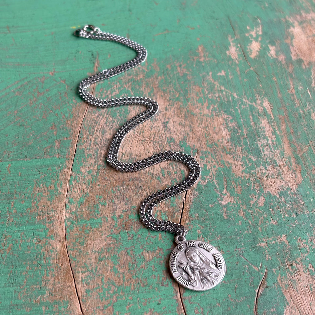 Sterling Silver St. Thérèse Medal