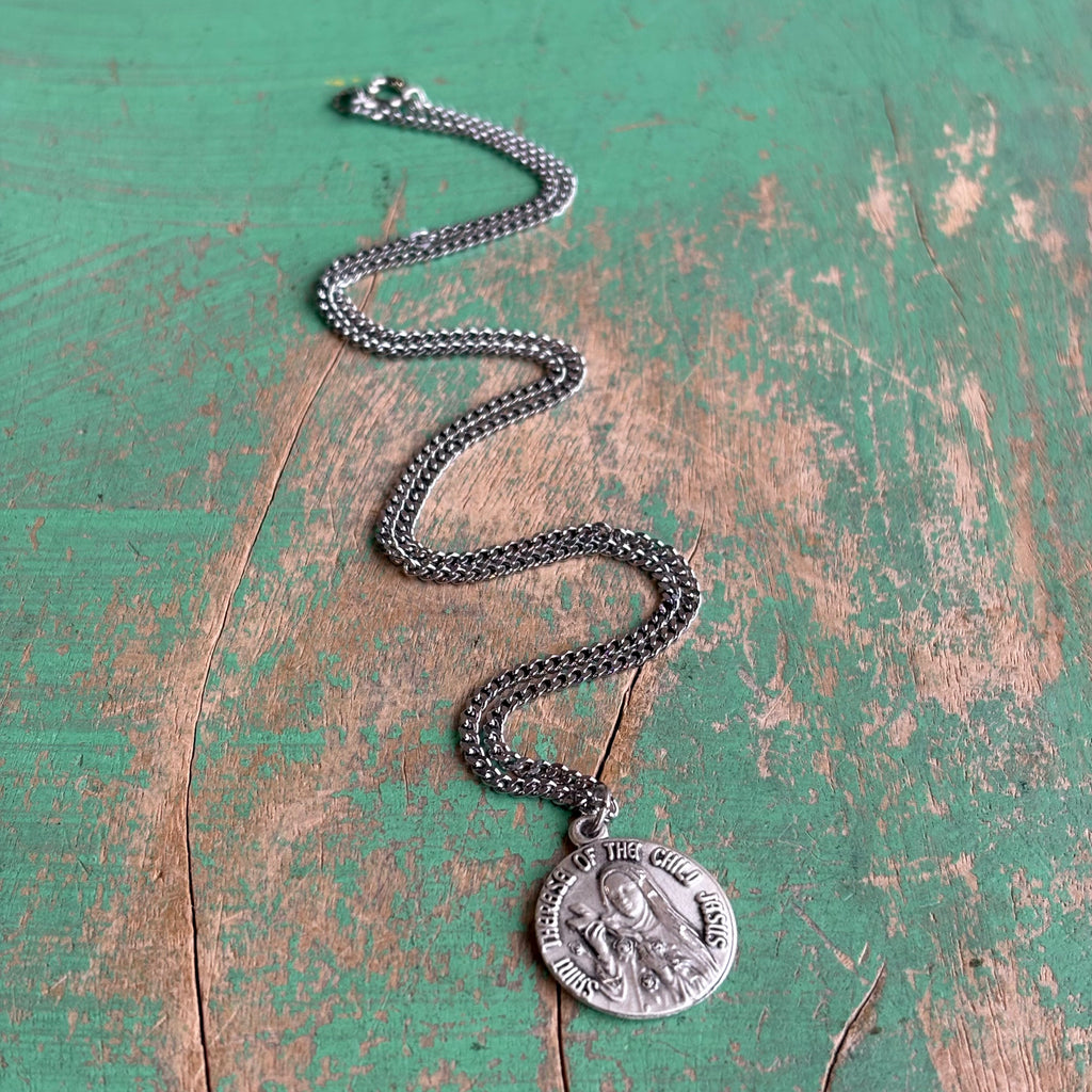 Sterling Silver St. Thérèse Medal