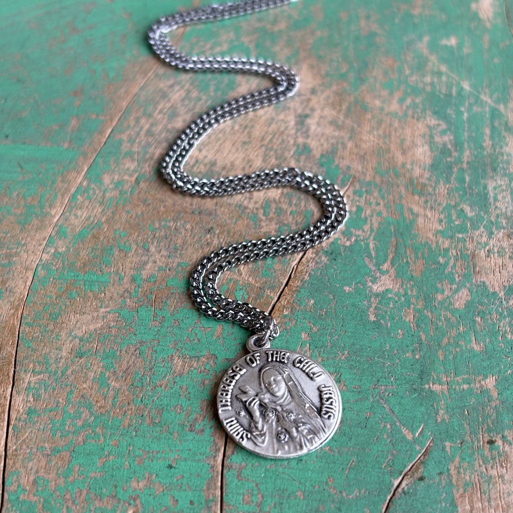 Sterling Silver St. Thérèse Medal