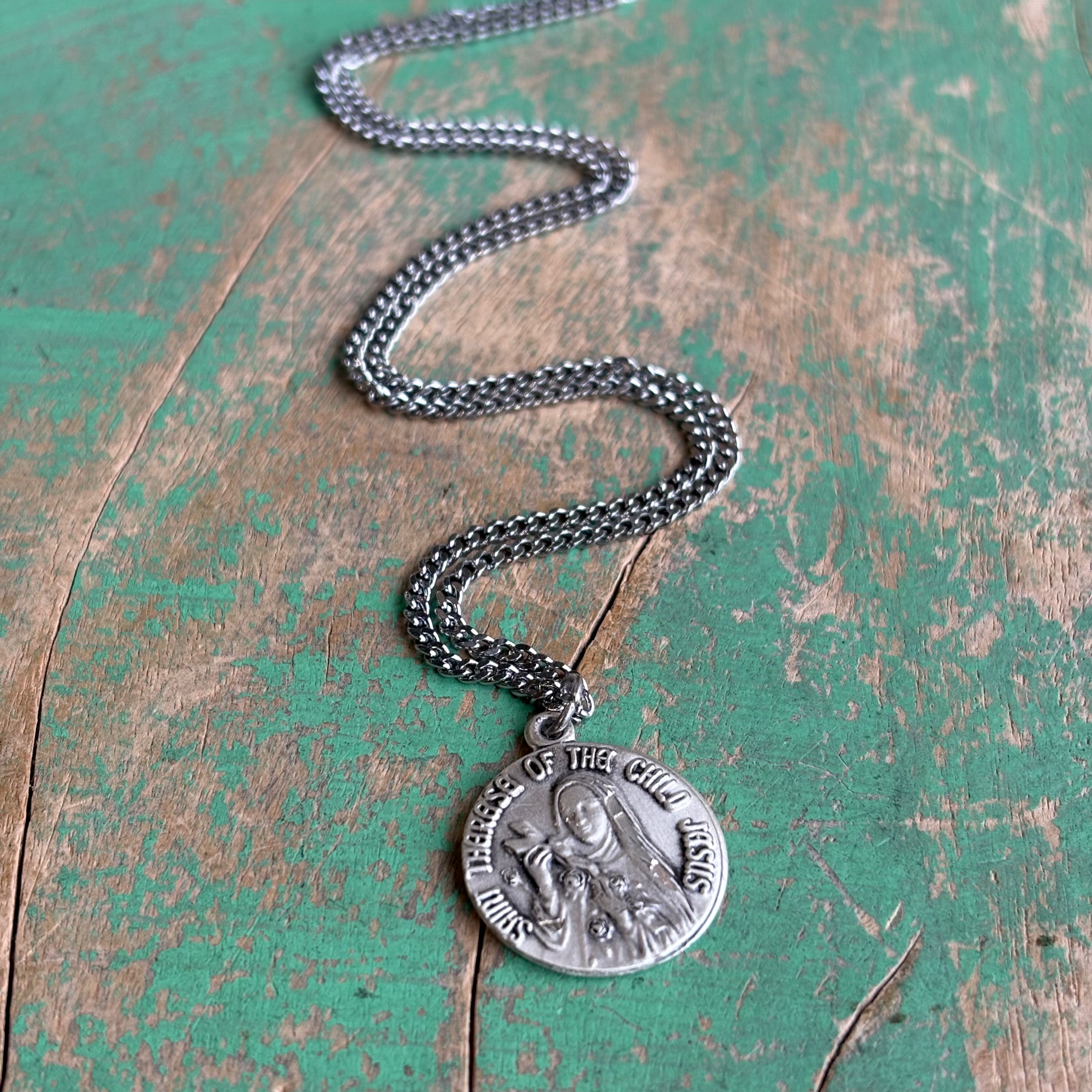 Sterling Silver St. Thérèse Medal