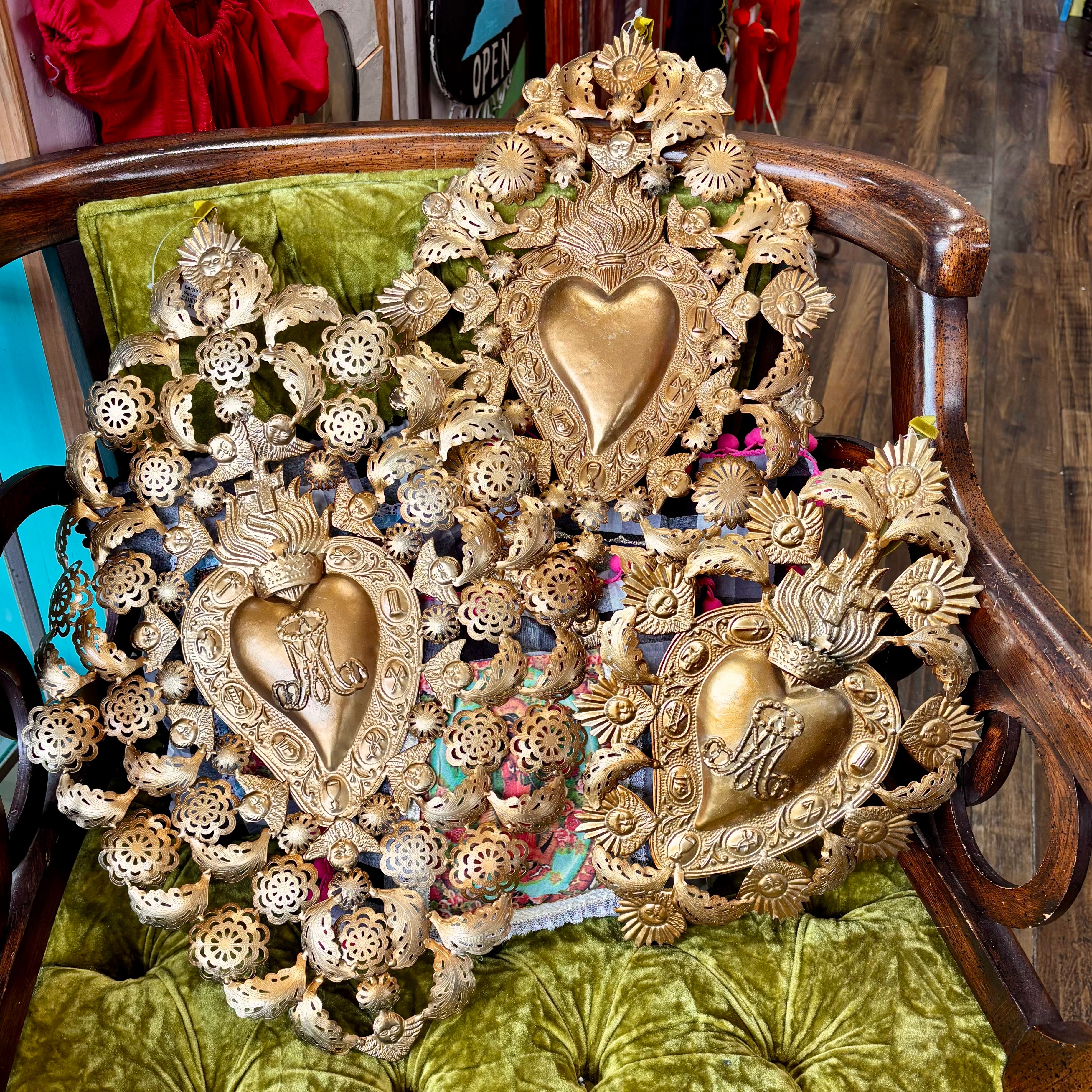 Cutout Sacred Heart Ornament