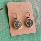 Two-Tone St Benedict Paperclip Necklace or Bracelet or Earrings