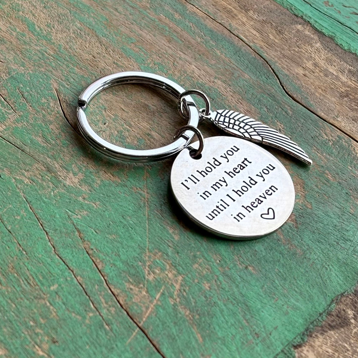 I Will Hold You In My Heart Keychain