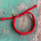 St Benedict Braided Red Cord Bracelets