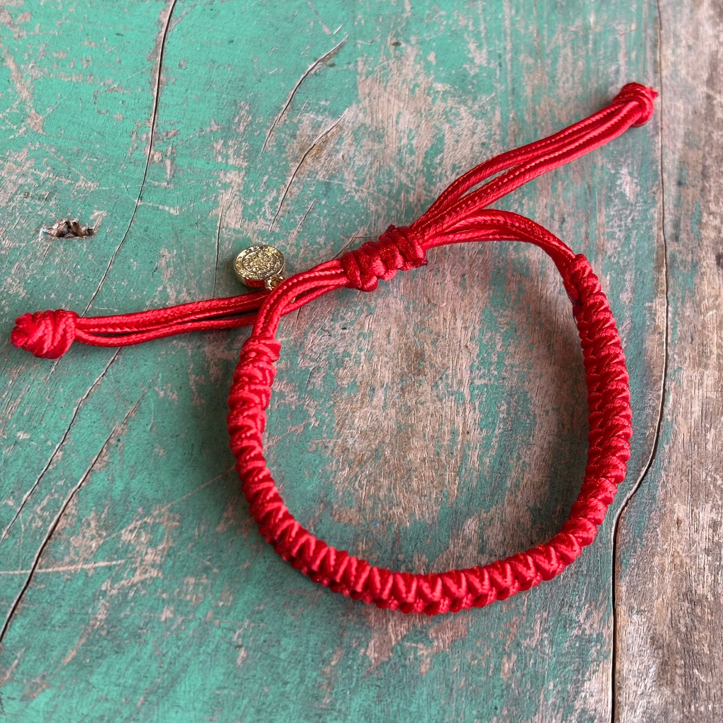 St Benedict Braided Red Cord Bracelets