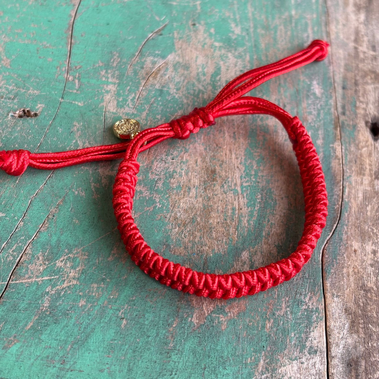 St Benedict Braided Red Cord Bracelets