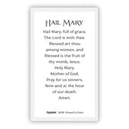 Laminated Mary and Jesus Prayer Cards