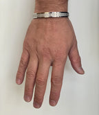 Stainless Steel Men's Bangle Bracelet