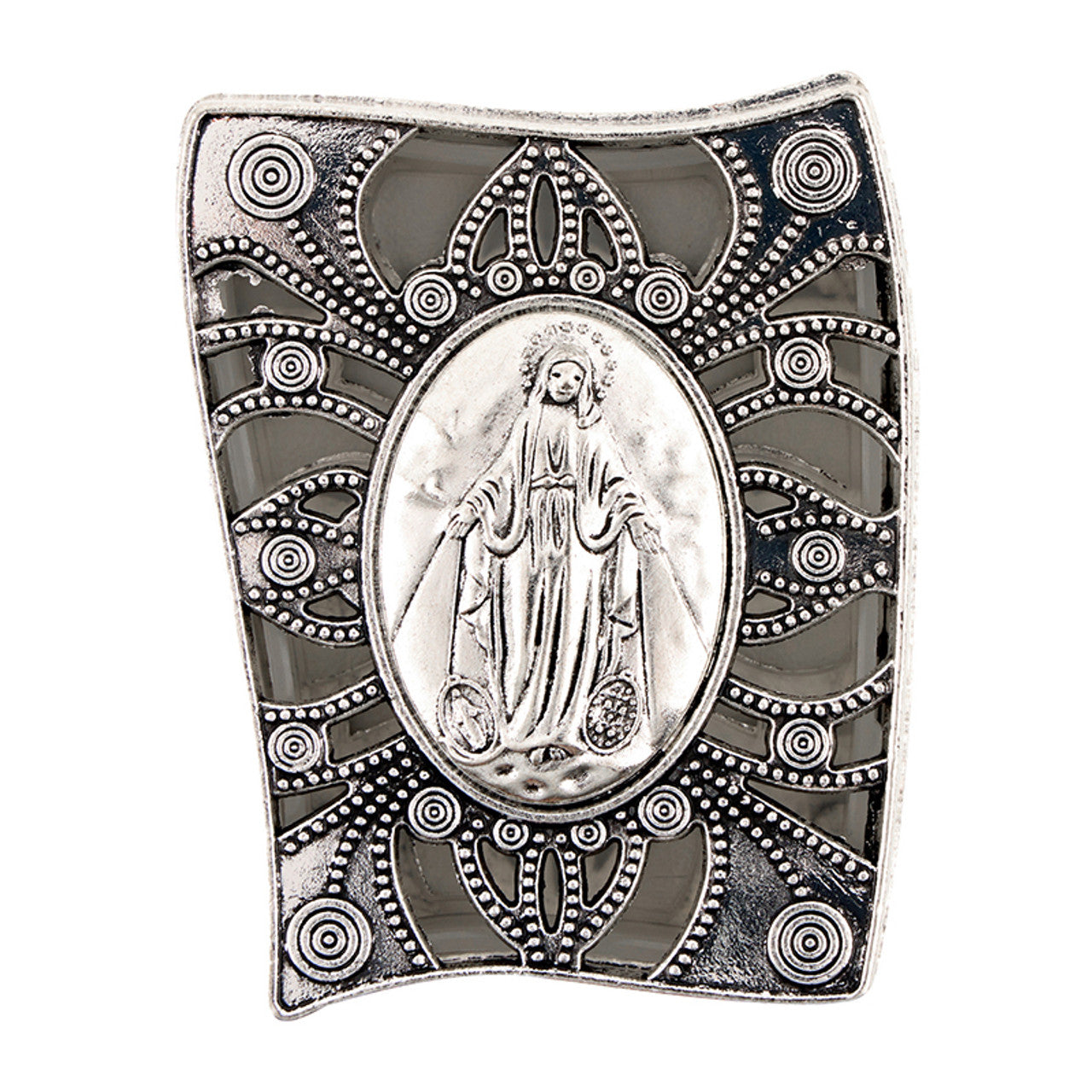 Rosary Or Keepsake Box With Image Of Our Lady