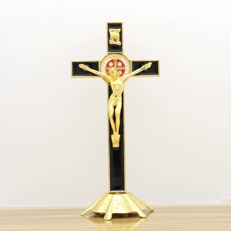 St Benedict Standing 8" Crucifix