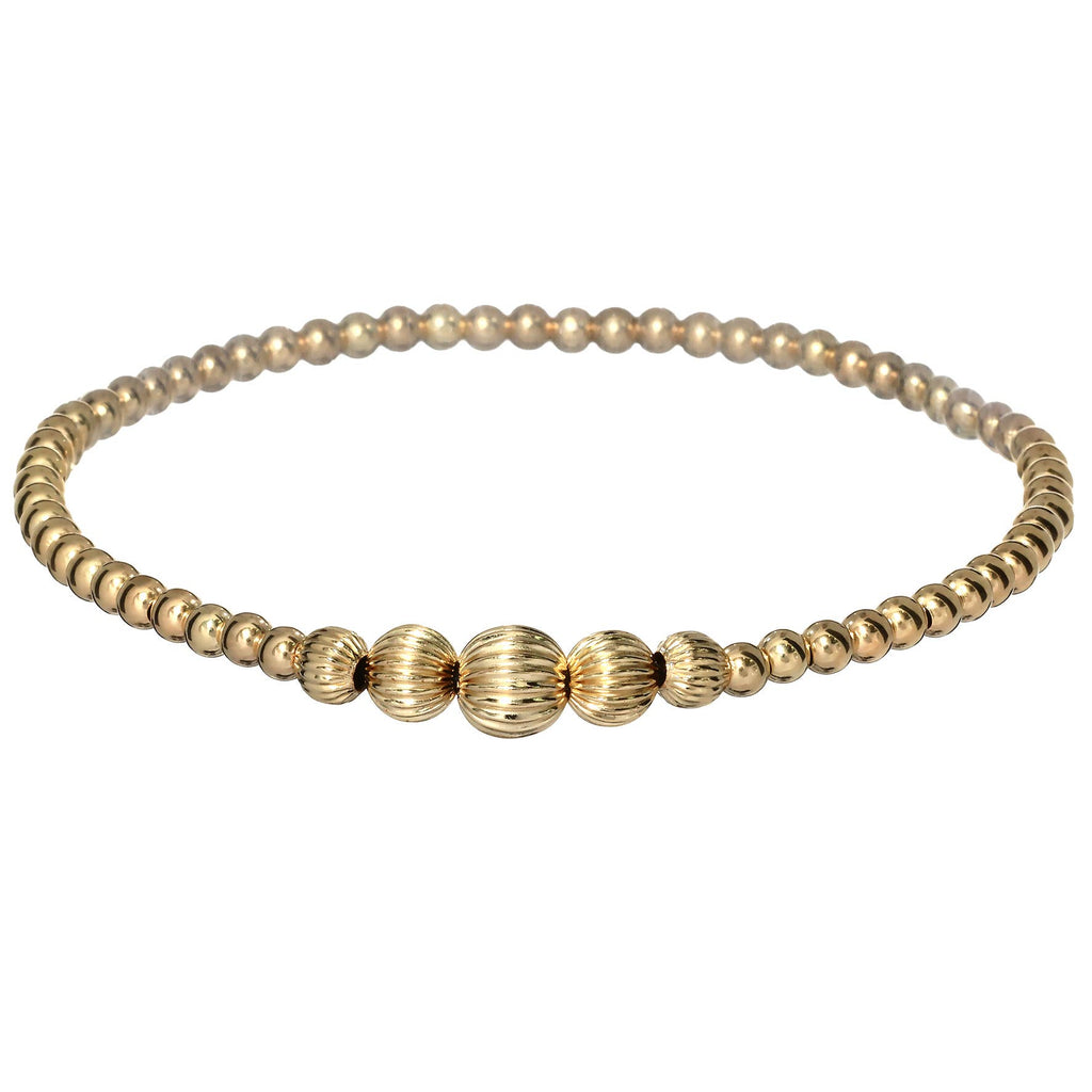 VICTORIA | Stretchy Anti-Tarnish 14K Gold Filled Bracelet