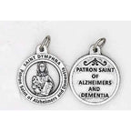 St Dymphna Round Italian Medal (Stress or Alzheimers and Dementia)