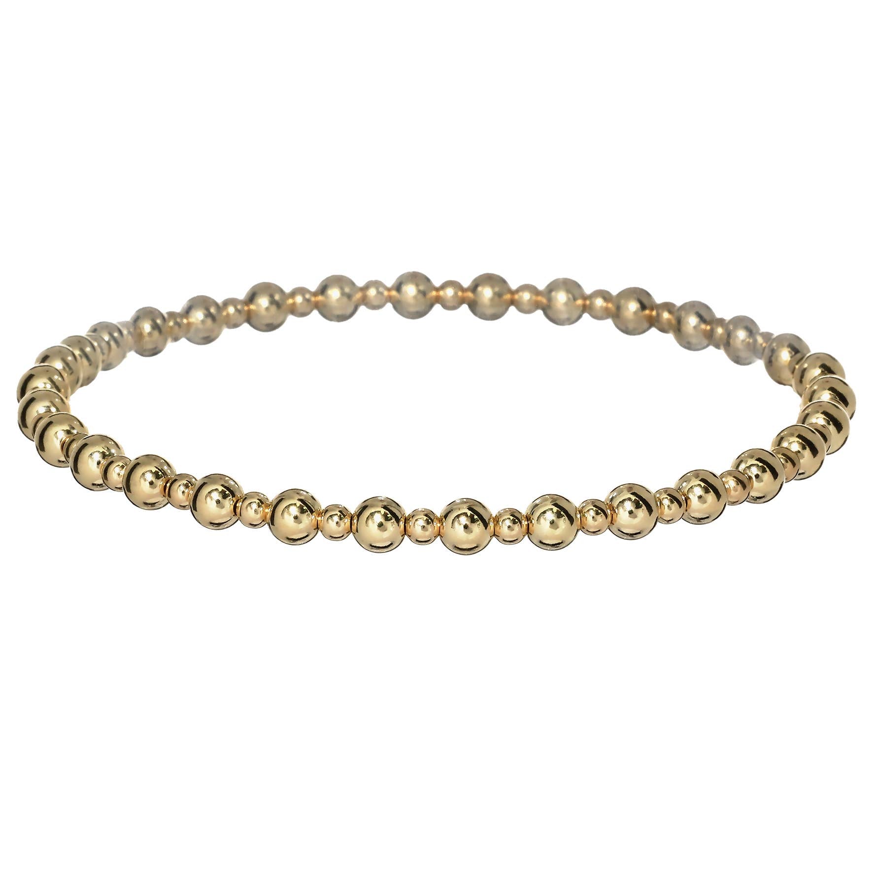 ALEXANDRA | Stretchy Anti-Tarnish 14K Gold Filled Bracelet