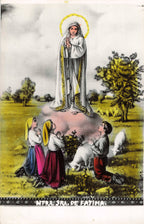 Religious Hand-Tinted Card, - Ntra. Sra. de Fatima, PSC8