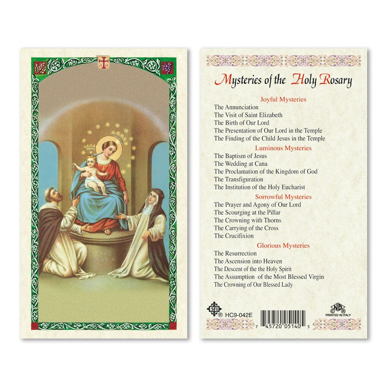 Laminated Prayer Card