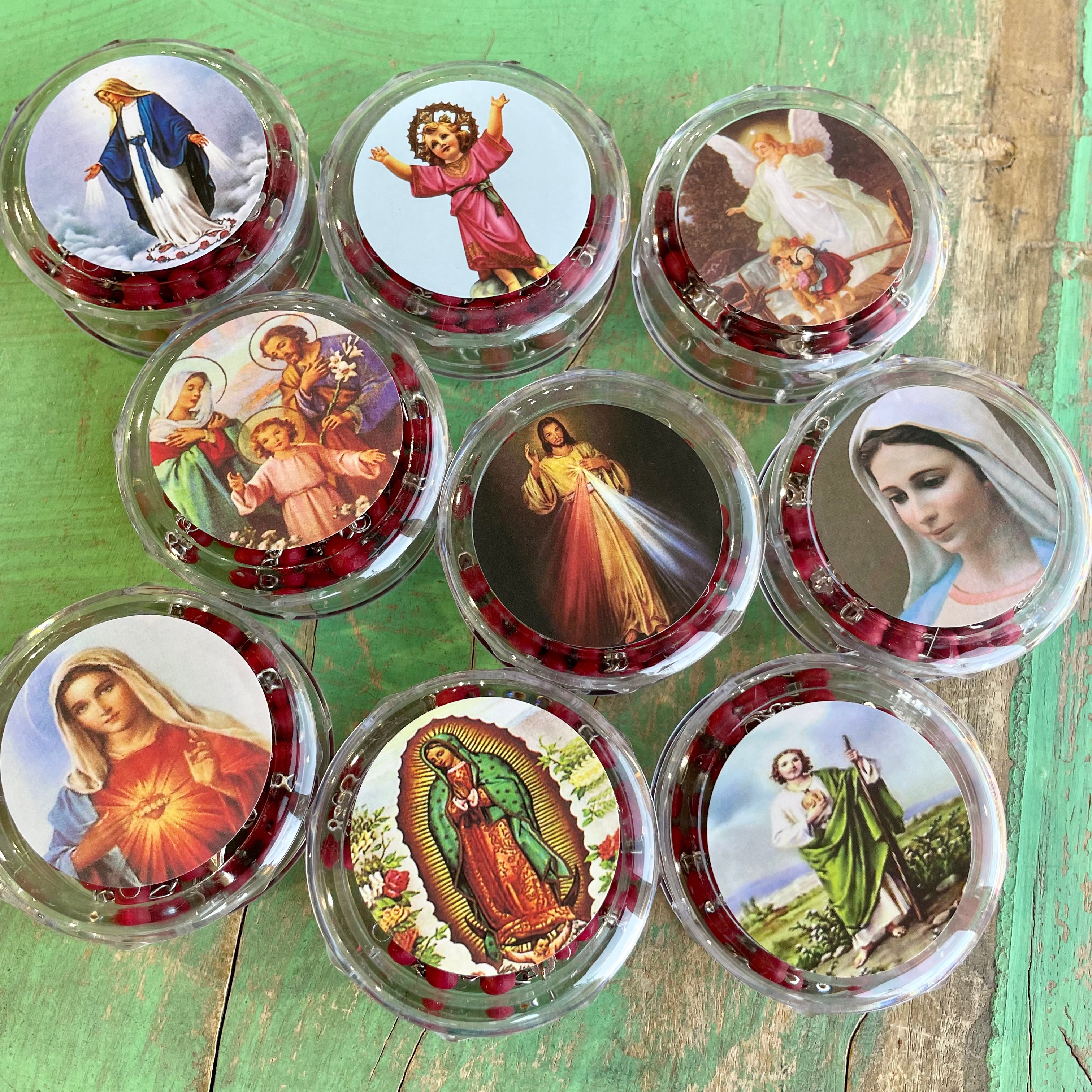 Rose Scented Red Rosary with Case